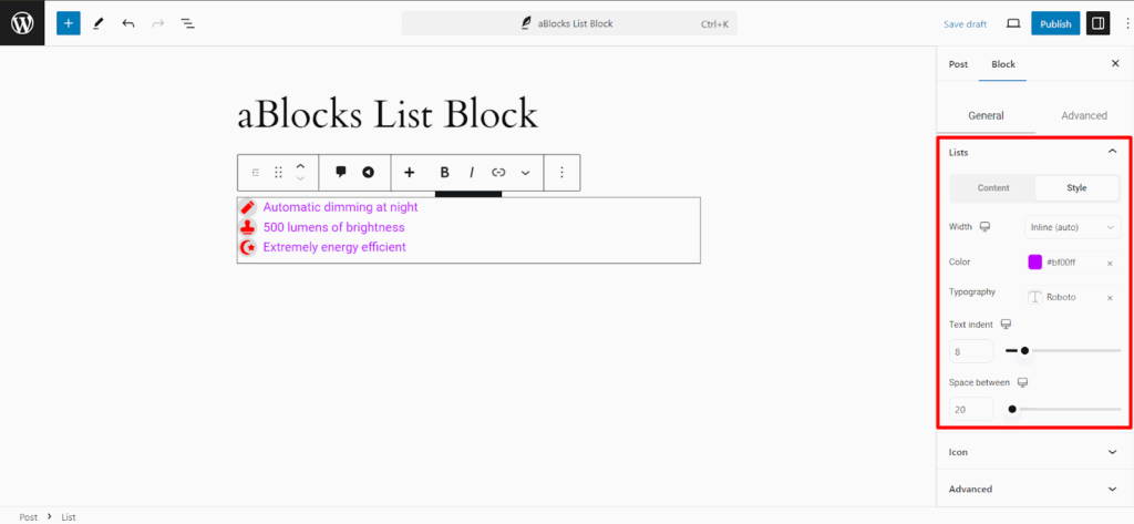 Typography and Color Customization