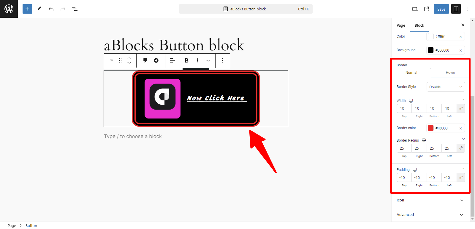 Customize Normal sections 