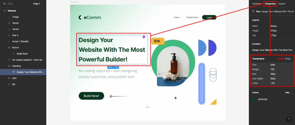 Copy Properties for Consistency