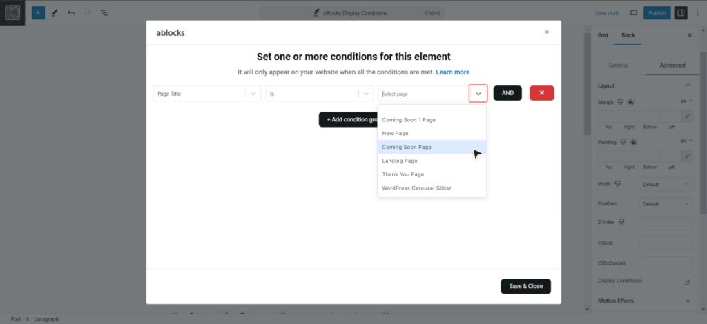 Third Dropdown Options