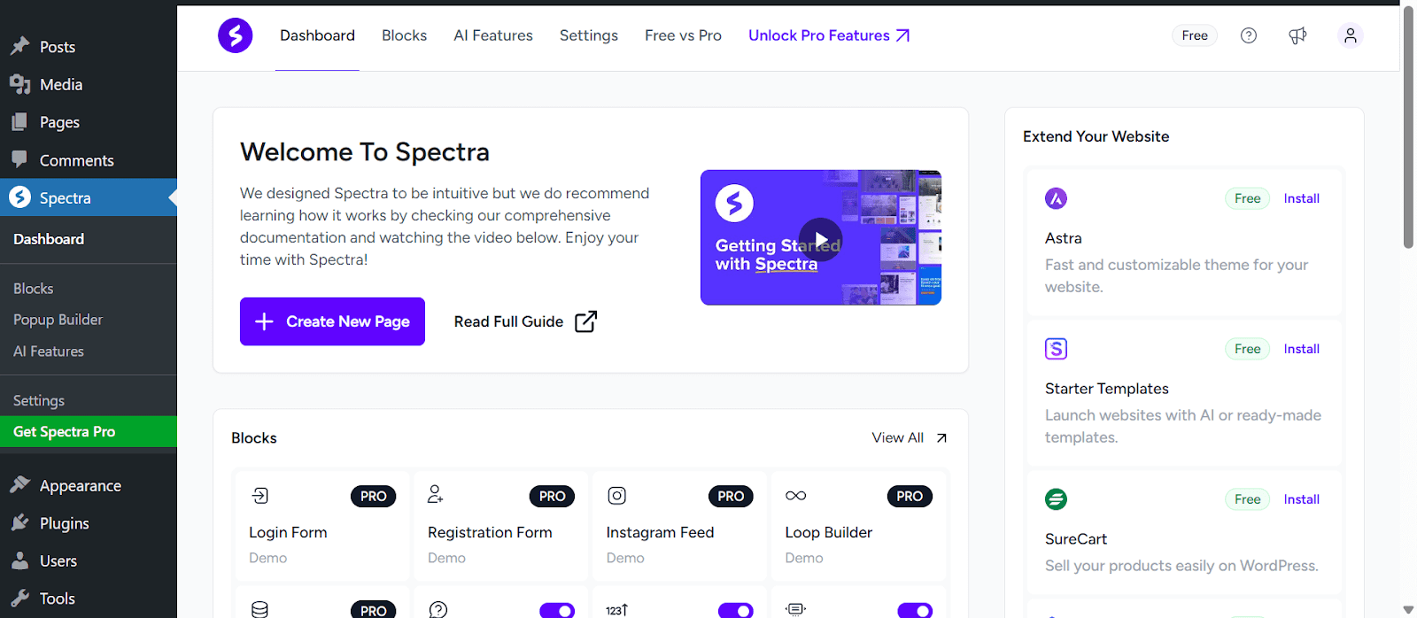 Spectra Design and Customization