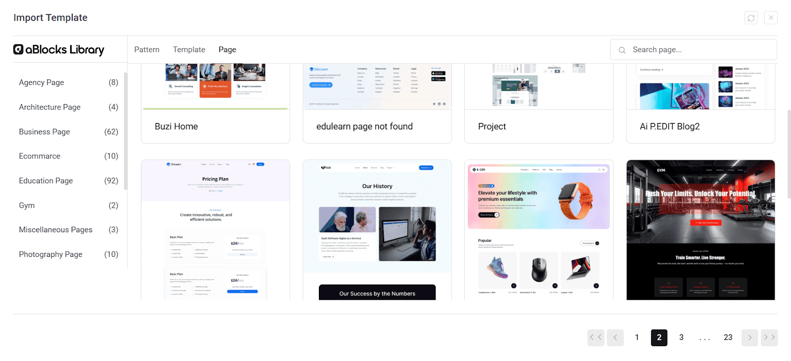aBlocks Template Library 