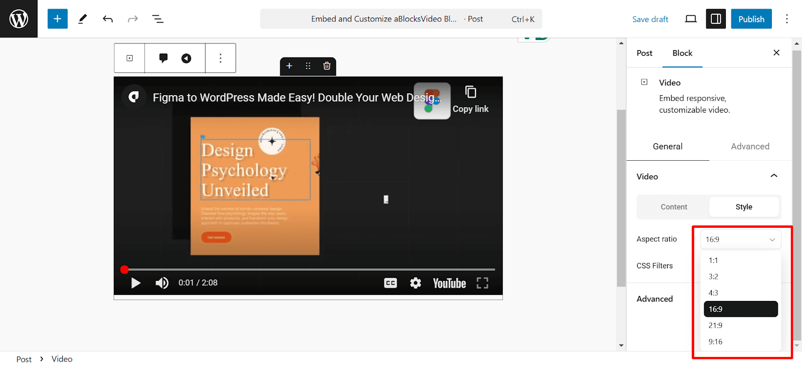 Video style customization 
