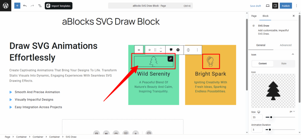 Add aBlocks SVG Draw Block