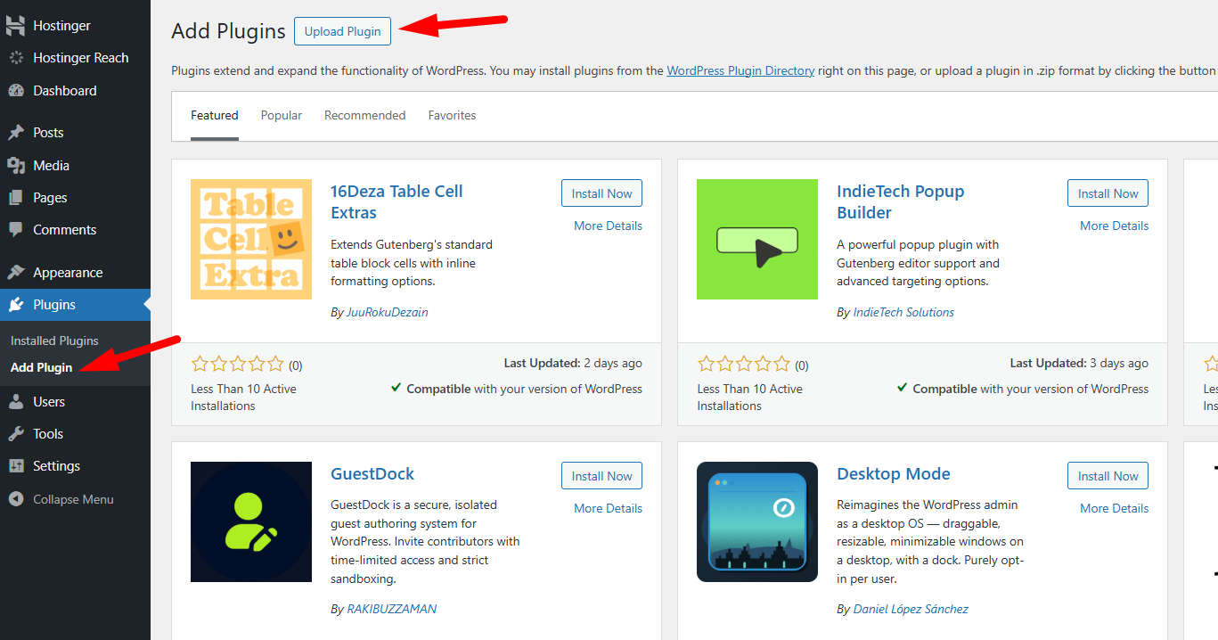 Upload Plugin